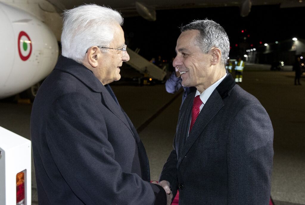 Interventi del Presidente della Confederazione Svizzera Ignazio Cassis e del Presidente Mattarella